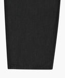 M WIDE FIT TUCK SUMMER DENIM PANTS IN BLACK