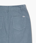 W CLASSIC CORDUROY MIDI SKIRT IN SKY BLUE image 11