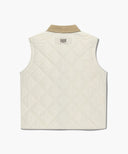 W DETACHABLE QUILTING JACKET IN IVORY image 13