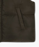 CLASSIC LOGO DOWN VEST IN DARK BROWN image 11