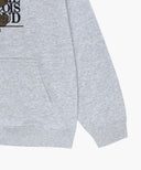 KIDS BEAR CLASSIC LOGO HOODIE IN HEATHER GREY image 11