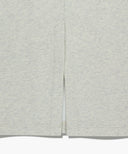 W EMBROIDERY CLASSIC LOGO SWEAT SKIRT IN OATMEAL