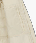 CLASSIC LOGO HOODED LIGHT DOWN JACKET IN IVORY image 11