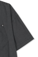 HALF SLEEVE POCKET SHIRT IN CHARCOAL GREY image 4