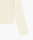 W SLEEVELESS LAYERED LONG SLEEVE TEE IN IVORY image 12
