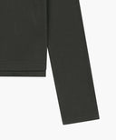W SLEEVELESS LAYERED LONG SLEEVE TEE IN CHARCOAL GREY image 12