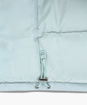 W BASIC CROP DOWN JACKET IN MINT GREY image 12