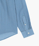 W PATTERN SHEER SHIRT IN BLUE image 18