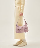REGULAR LOGO 2WAY HOBO BAG IN PINK image 16