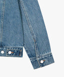 DENIM TRUCKER JACKET IN LIGHT BLUE image 12