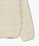 CLASSIC LOGO HOODED LIGHT DOWN JACKET IN IVORY image 12
