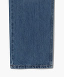 W HIGH STRAIGHT DENIM PANTS IN BLUE image 12