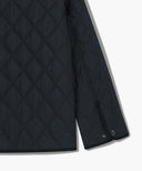 CORDUROY COLLAR QUILTED JACKET IN NAVY image 12