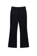 CUT OUT POINT STRING TROUSER IN BLACK image 3