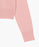W BASIC KNIT CARDIGAN SETUP IN CORAL PINK image 13