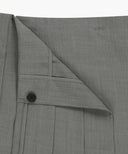 W LAYERED PLEATS SKIRT PANTS IN GRAY image 13