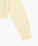 W BASIC KNIT CARDIGAN SETUP IN IVORY image 13