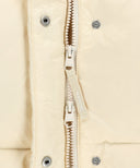 W WIDE COLLAR DOWN JACKET IN CREAM image 13