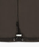 W CLASSIC LOGO CROP DOWN VEST IN DARK BROWN image 13