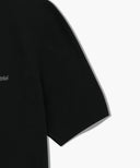 W HALF KNIT ROUND NECK CARDIGAN SET UP IN BLACK image 13