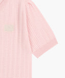 W SMALL CLASSIC LOGO HALF KNIT CARDIGAN SET UP IN LIGHT PINK image 13