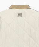 W DETACHABLE QUILTING JACKET IN IVORY image 15