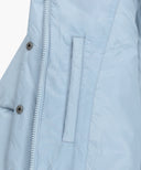 W REGULAR LOGO HOODED CROP DOWN JACKET IN LIGHT BLUE image 17