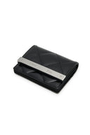 PUFF QUILT WALLET IN BLACK image 3