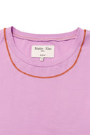 STITCH POINT SMALL LOGO TOP IN PINK image 15