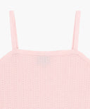 W SMALL CLASSIC LOGO HALF KNIT CARDIGAN SET UP IN LIGHT PINK image 14