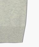 W HALF KNIT ROUND NECK CARDIGAN SET UP IN OATMEAL image 16