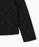 W DETACHABLE QUILTING JACKET IN BLACK image 14