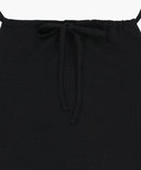 W CRINKLE SLEEVELESS + CARDIGAN SET IN BLACK image 14