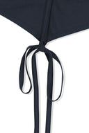 ASYMMETRIC BUTTON CLOSURE TOP IN NAVY image 17