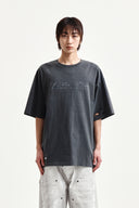 DISTRESSED LOGO TOP IN CHARCOAL GREY image 15