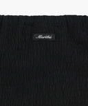 W CRINKLE SLEEVELESS + CARDIGAN SET IN BLACK image 15