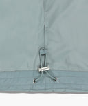 W WIDE COLLAR DOWN JACKET IN ASH BLUE image 15