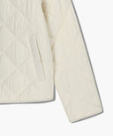 W DETACHABLE QUILTING JACKET IN IVORY image 17