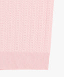 W SMALL CLASSIC LOGO HALF KNIT CARDIGAN SET UP IN LIGHT PINK image 15