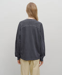 INCISION DYEING LONG SLEEVE IN NAVY image 3