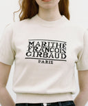 W CLASSIC LOGO HALF KNIT IN IVORY
