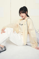 BACK LOGO HOODY WINDBREAKER FOR WOMEN IN CREAM image 12