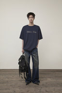 VINTAGE LOGO GRAPHIC TOP IN NAVY image 11