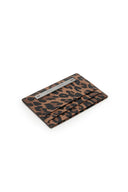 LEOPARD VINTAGE CARD WALLET IN CHARCOAL GREY image 8