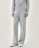 W CLASSIC LOGO KNIT PANTS IN HEATHER GREY image 11
