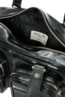 DOUBLE POCKET BRICK SHOULDER BAG IN BLACK image 11