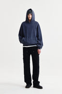DISTRESSED DOUBLE KNEE WORK PANTS FOR MEN IN BLACK image 10