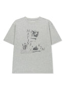 PORTRAIT GRAFFITI LOGO TOP IN LIGHT GRAY image 10