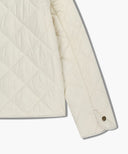 W DETACHABLE QUILTING JACKET IN IVORY image 18