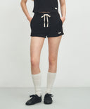 W BASIC SWEAT SHORTS IN BLACK image 16